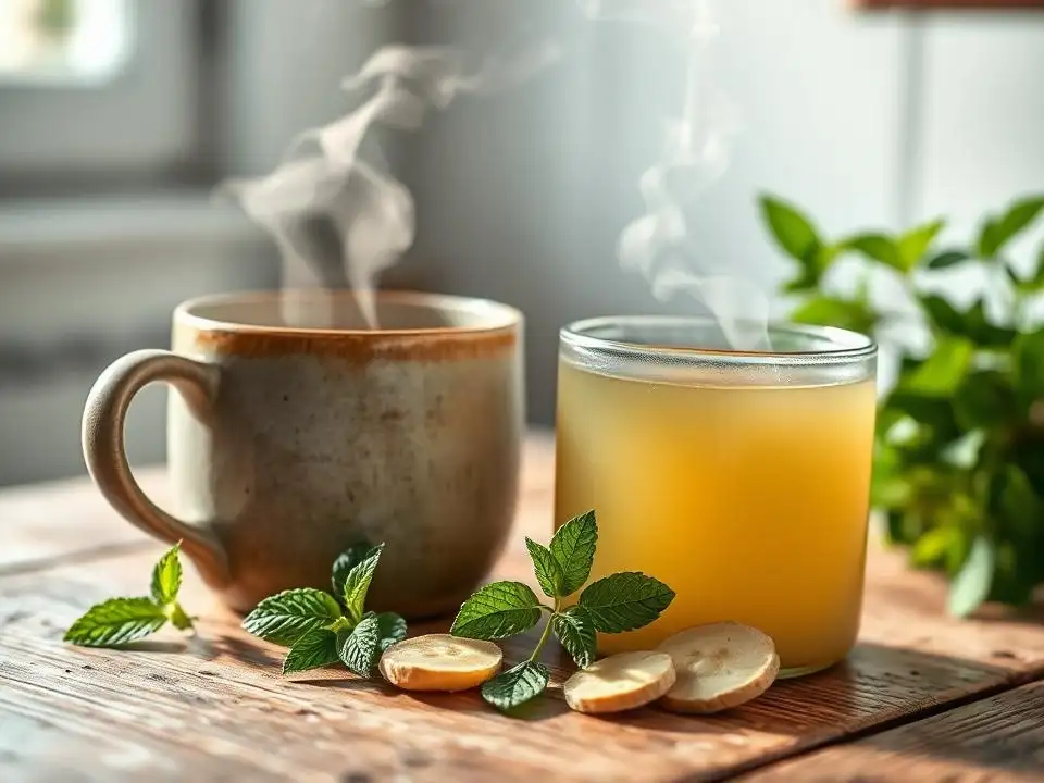 general Steaming Ginger-Mint Tea