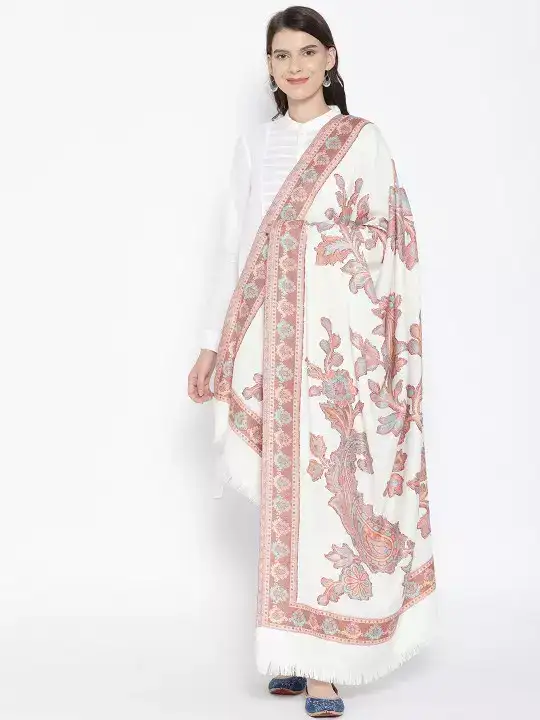 Image for WEAVERSVILLA-Women'sWovenDesignWinterShawl