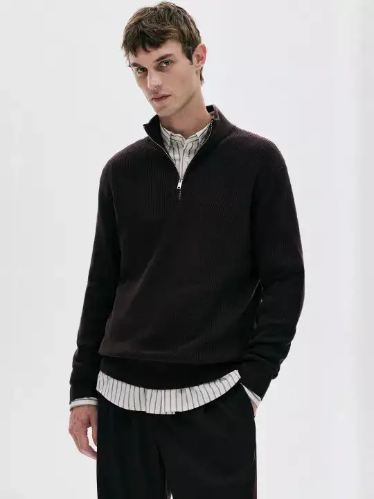 Image for H%26M-MenRegularFitZip-TopJumper