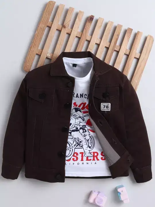 Image for Ministitch-BoysDenimShacketWithT-shirt