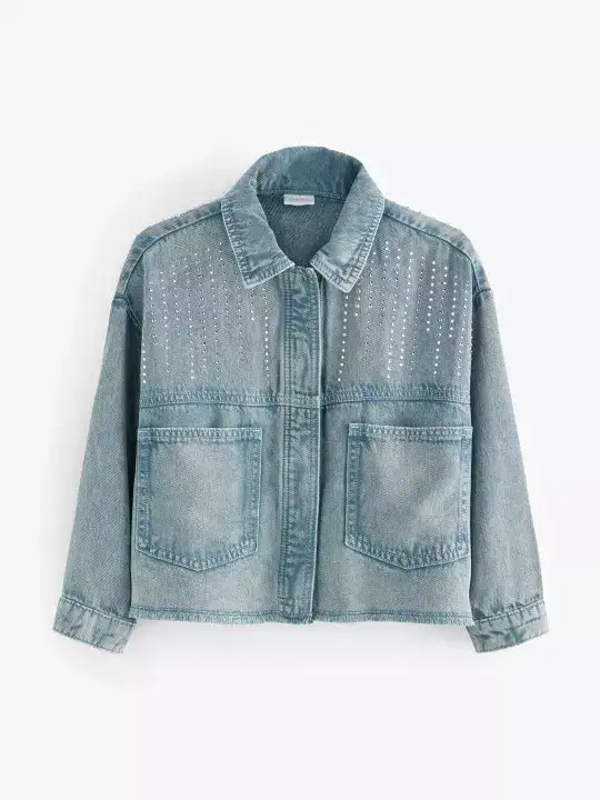 Image for NEXT-GirlsSequinEmbellishedLyocellOversizedShacket