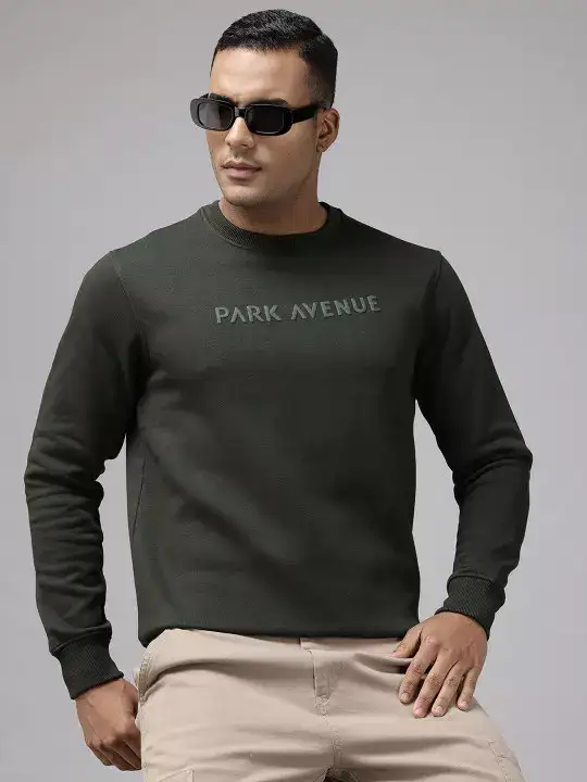 Image for ParkAvenue-BrandLogoPrintedPulloverSweatshirt