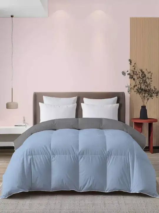 Image for MulberryLiving-DualEssenceBlueMicrofiberReversibleComforter