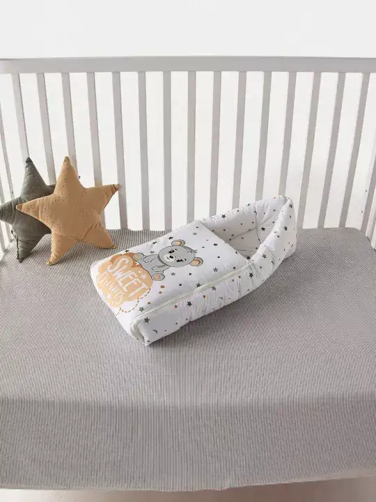 Image for JuniorsbyBabyshop-PrintedHoodedNestBag