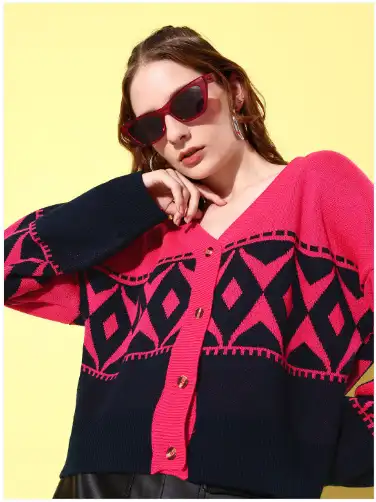 Image for RoadsterTheLifestyleCo.WomenArgyleCardigan