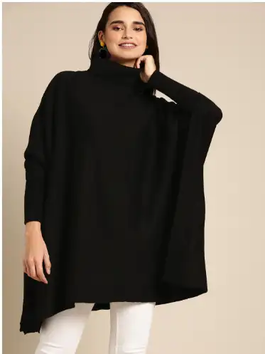 Image for DressBerryWomenBlackSolidSweater