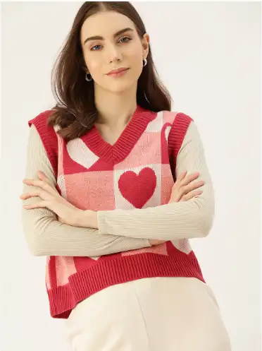 Image for DressBerryPrintedSweaterVest
