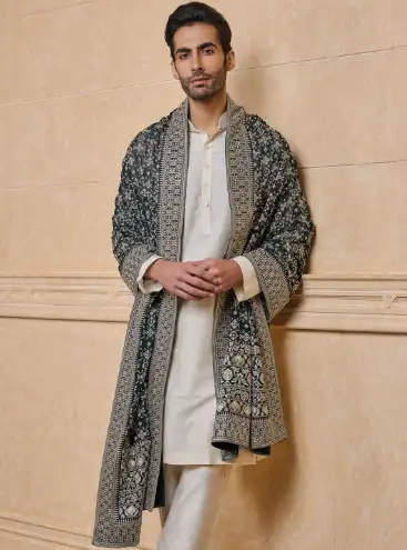 Image for TasvaMenEmbroideredStole