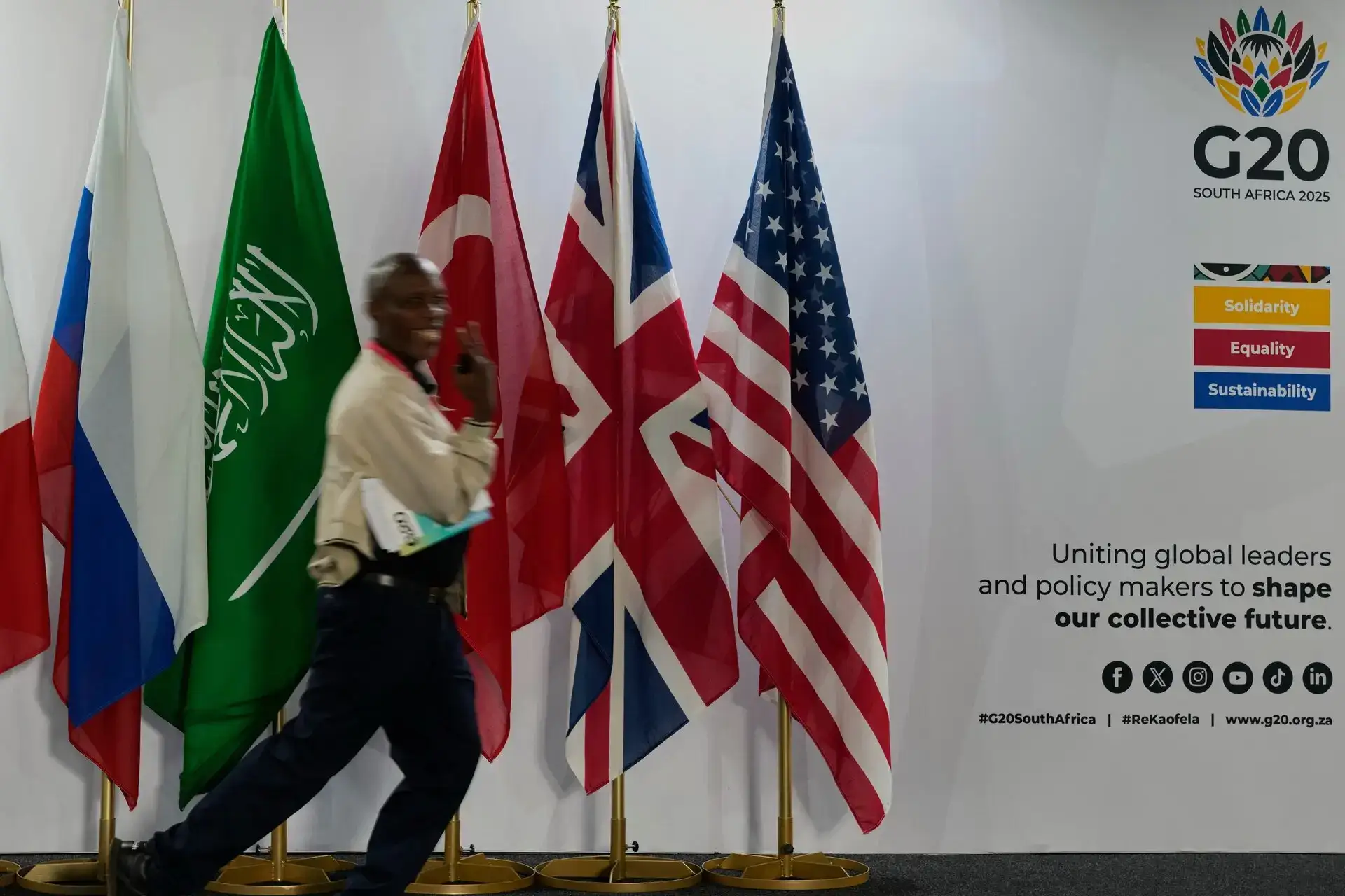 Africa's first G20 summit opens with ambitious agenda, US boycott