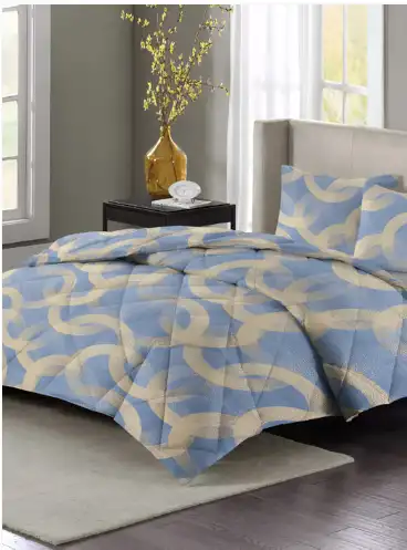 Image for bsbhomeGeometricMicrofiberDoubleKingSuperfineBeddingSet