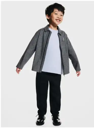 Image for H%26MBoysRibbedVelourShacket