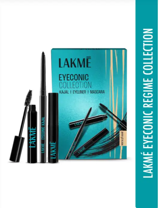 Image for LakmeEyeconicCollectionSmudgeproofEyeRegimeKitKajal%2BEyeliner%2BMascara
