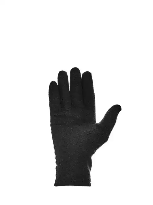 Image for Decathlon-FORCLAZ-AdultUnisexBlackFleeceWinterGloves