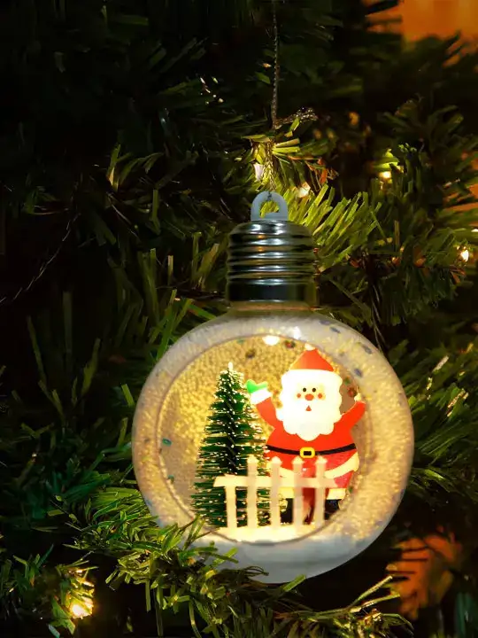 Image for Ascension-Red%26WhiteSantaClausChristmasLightsDecorative