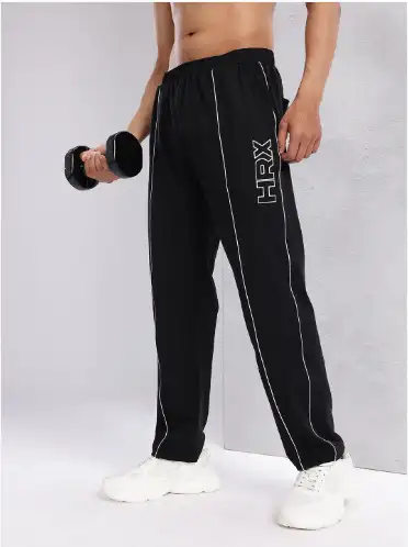 Image for HRXbyHrithikRoshanMenContrastPipingTrainingTrackPants