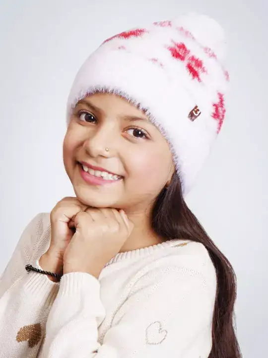 Image for Bharatasya-Girls'WoollenBeanie