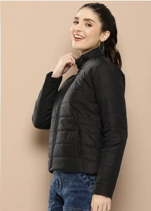 Image for HERE%26NOWMockCollarPaddedJacket