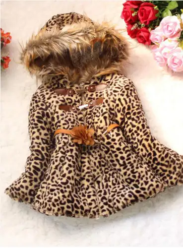 Image for YKGirlsHoodedAnimalSherpaJacket