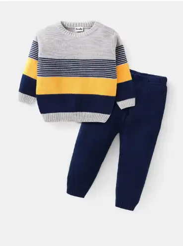 Image for AVELLYBoysStripedWoollenWinterWear