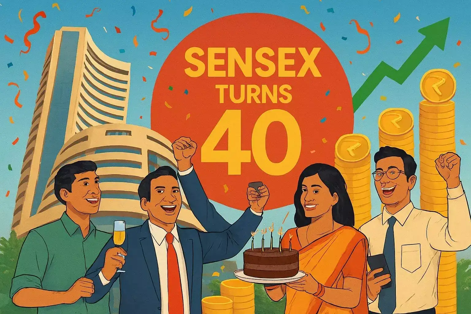 Jaw-dropping 15,594% return as Sensex turns 40: How the wealth creation engine exploded from 549 to 86,000