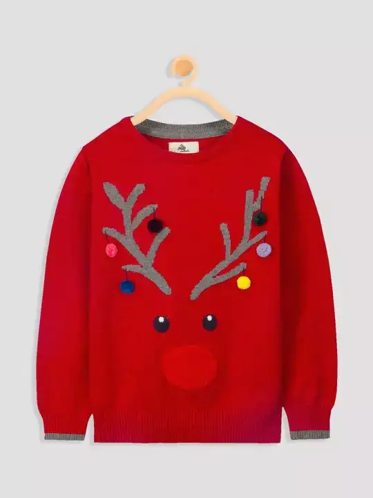 Image for CherryCrumble-UnisexKidsPulloverwithFuzzyDetail