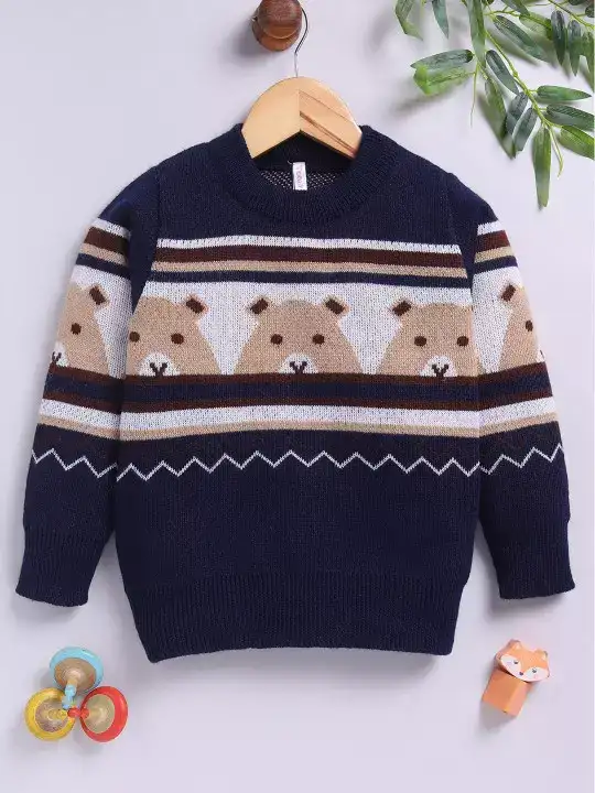 Image for Toonyport-BoysAbstractPrintedWoollenPullover