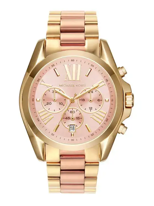 Image for MichaelKors-BRADSHAWWomen'sGoldAnalogueWatch