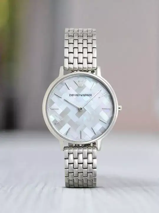 Image for EmporioArmani-WomenMulticoloured%26Silver-TonedAnalogueWatch