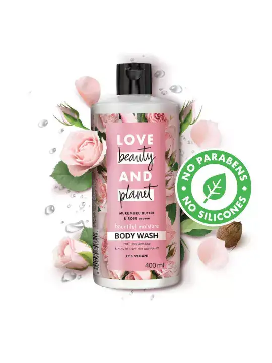 Image for LoveBeauty%26Planet-MurumuruButter%26RoseMoisturisingCremeBodyWash
