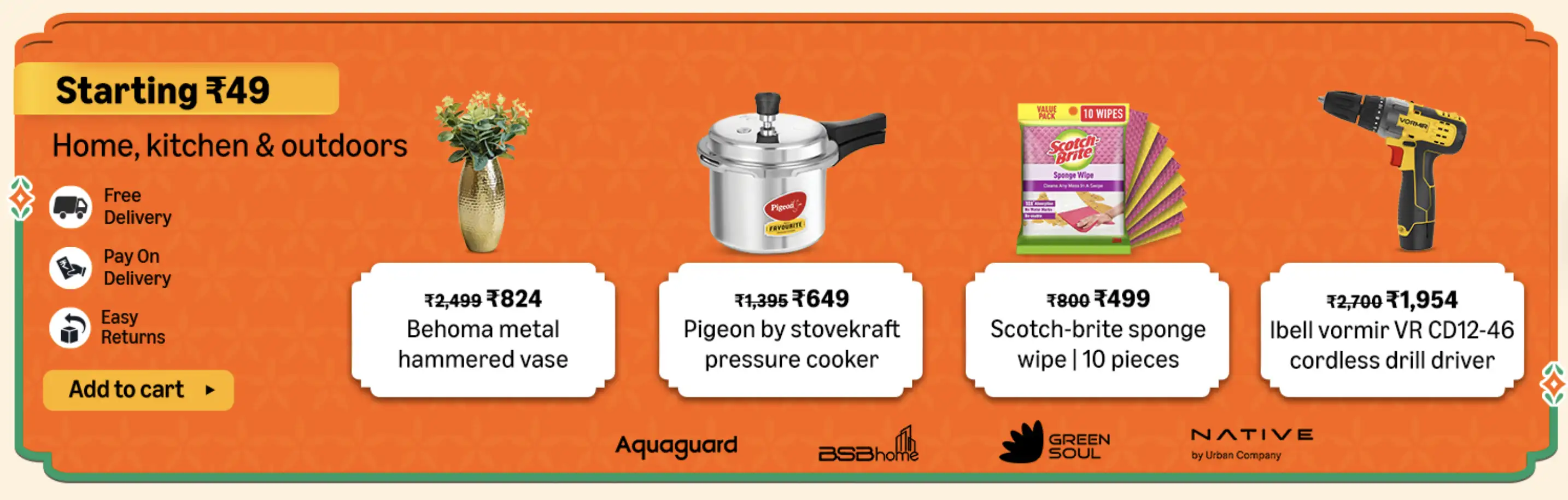 Image for Home%2CKitchenandOutdoors-StartingRs.49