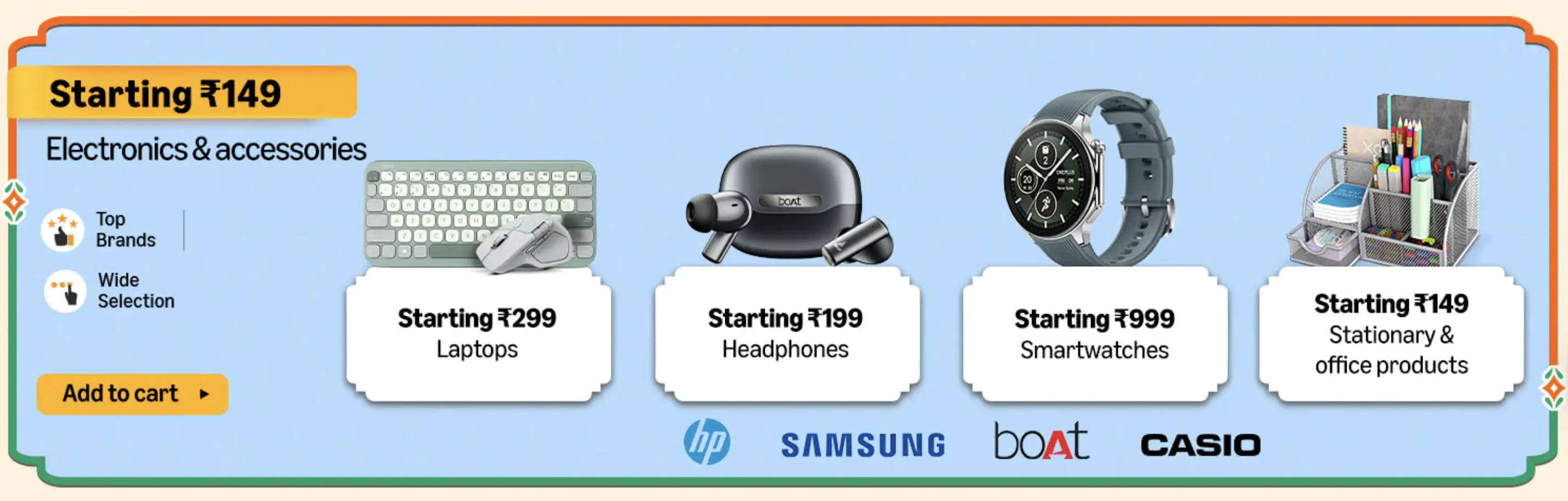 Image for ElectronicsandAccessories-StartingRs.149