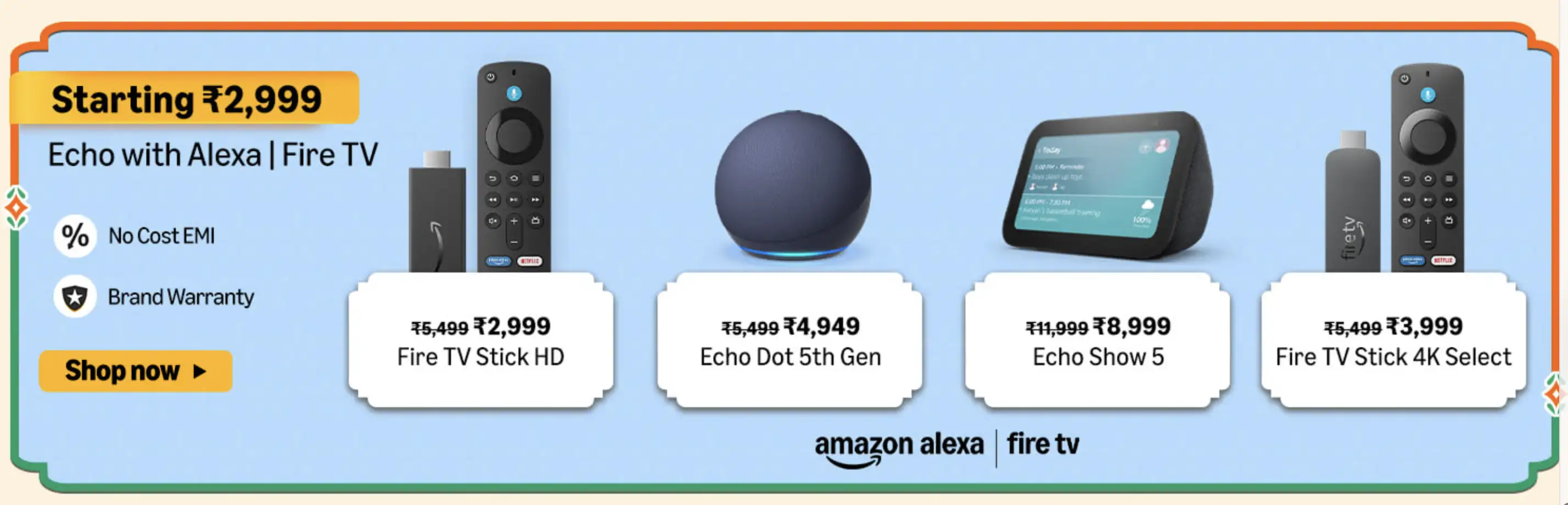 Image for EchowithAlexa-FireTV-StartingRs.2999