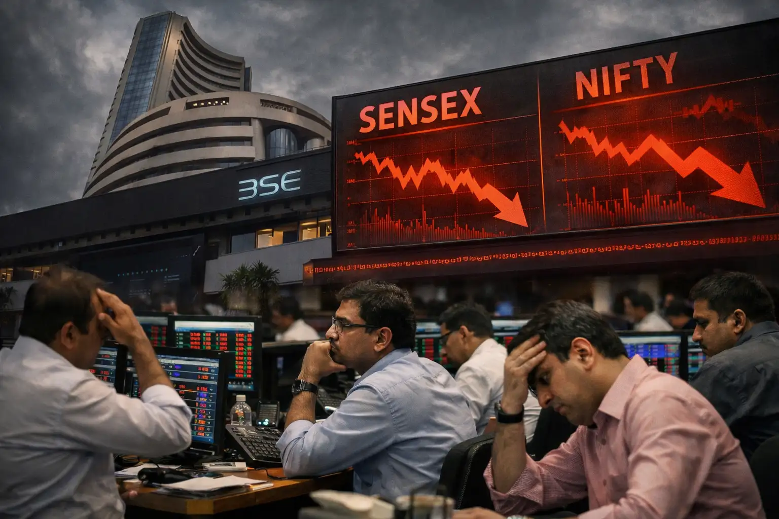 ET Market Watch: 3-day rout wipes out Rs 14 lakh crore as global risks and FII selling weigh on markets