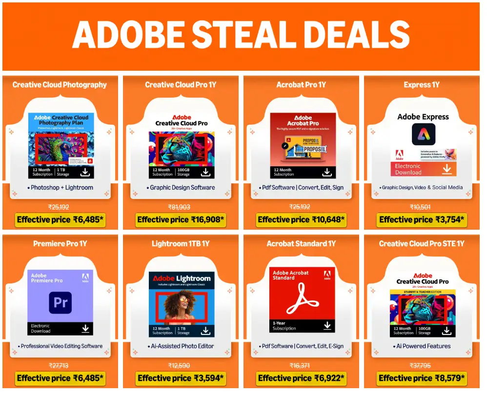 Image for AdobeStealDeals