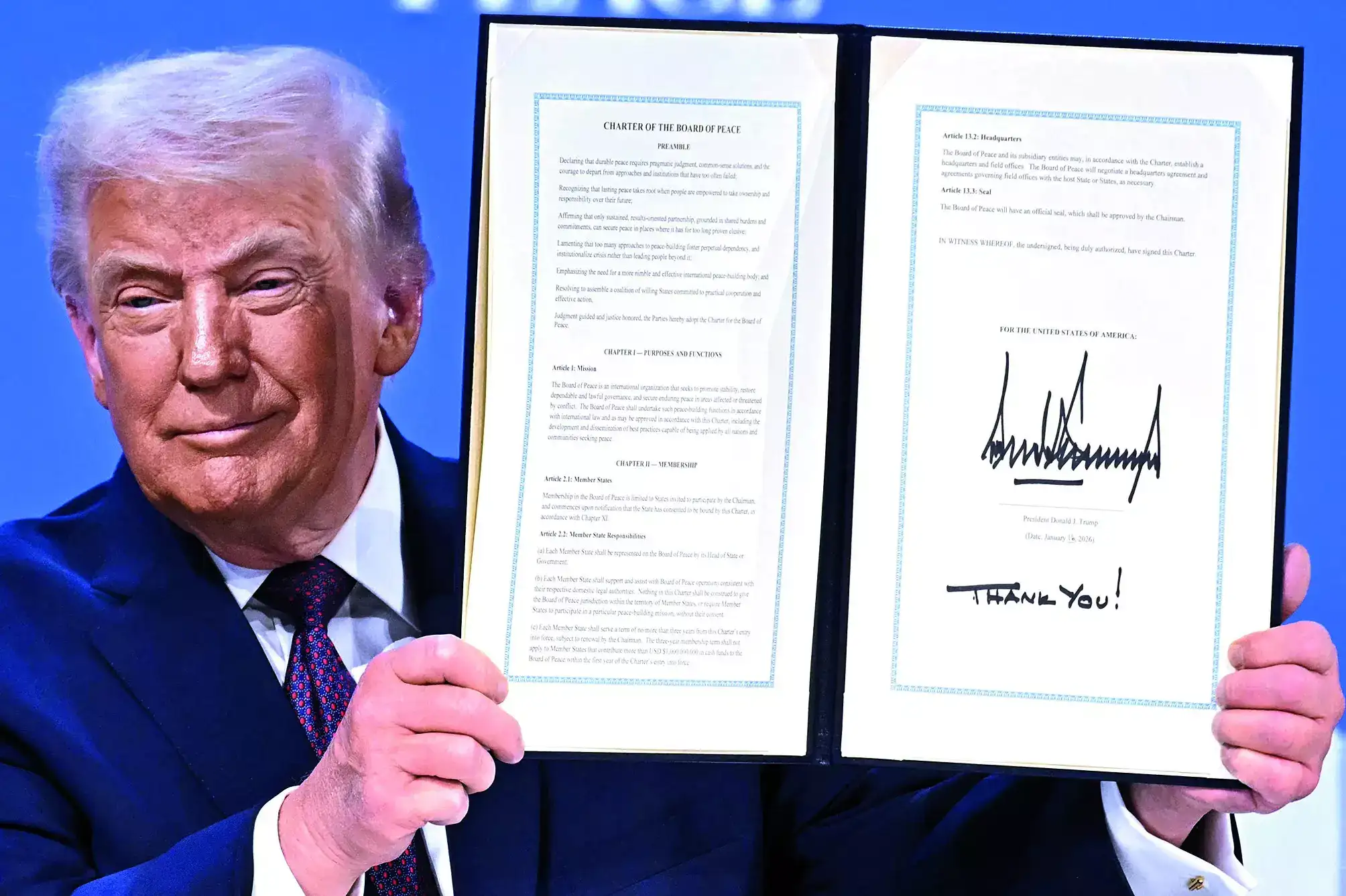 Davos 2026: Trump unveils Board of Peace, sees larger role in new world order