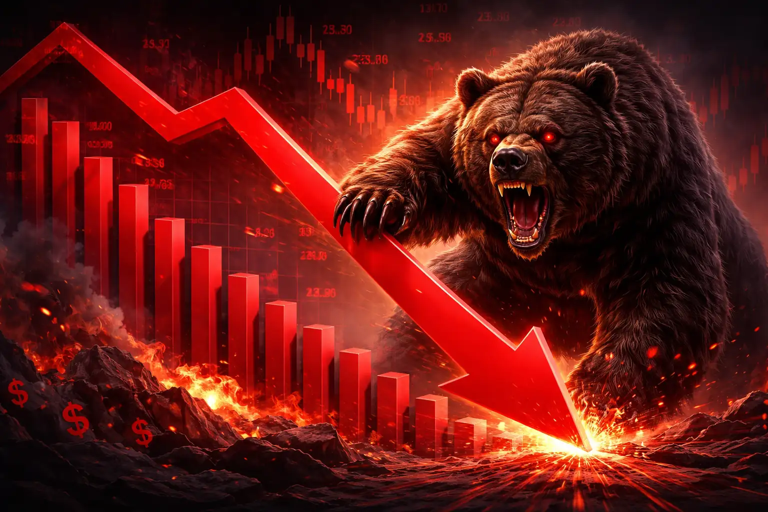 Rs 7 lakh crore wiped out! Sensex tumbles 770 points, Nifty cracks below 25,100. What drove the market’s slide today?