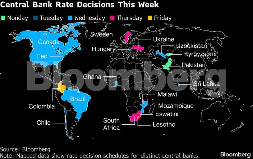 Tense Fed is set to lead global peers with interest-rate hold - The ...