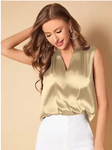 Image for StylecastXSlyckWomenV-NeckRegularTop