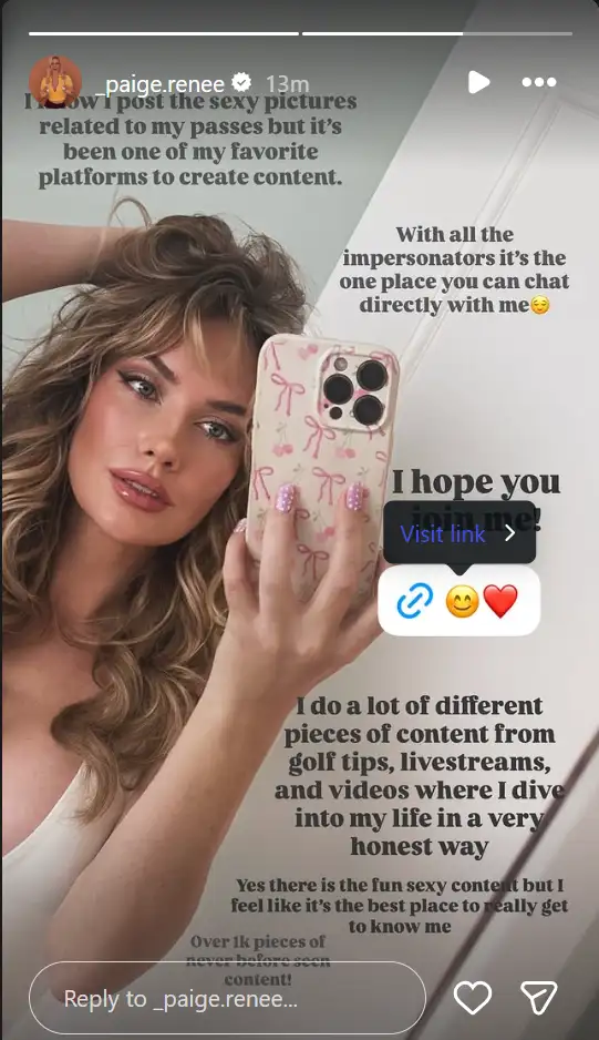 Golf Influencer Paige Spiranac Golf Influencer Paige Spiranac