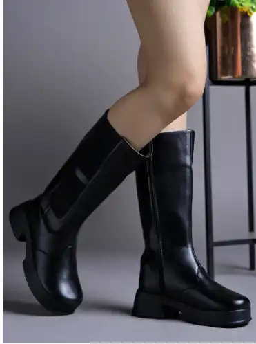 Image for ShoetopiaWomenCasualBlock-HeeledChelseaBoots