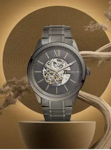 Image for FossilMenGreyAnalogueWatch