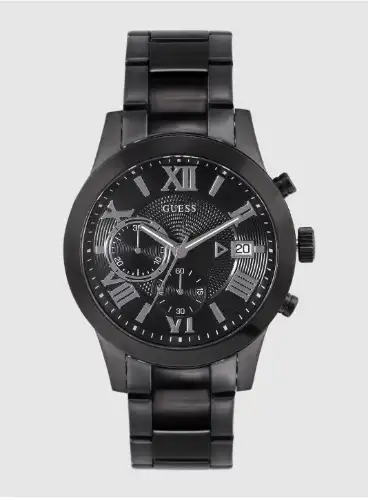 Image for GUESSMenBlackChronographWatch
