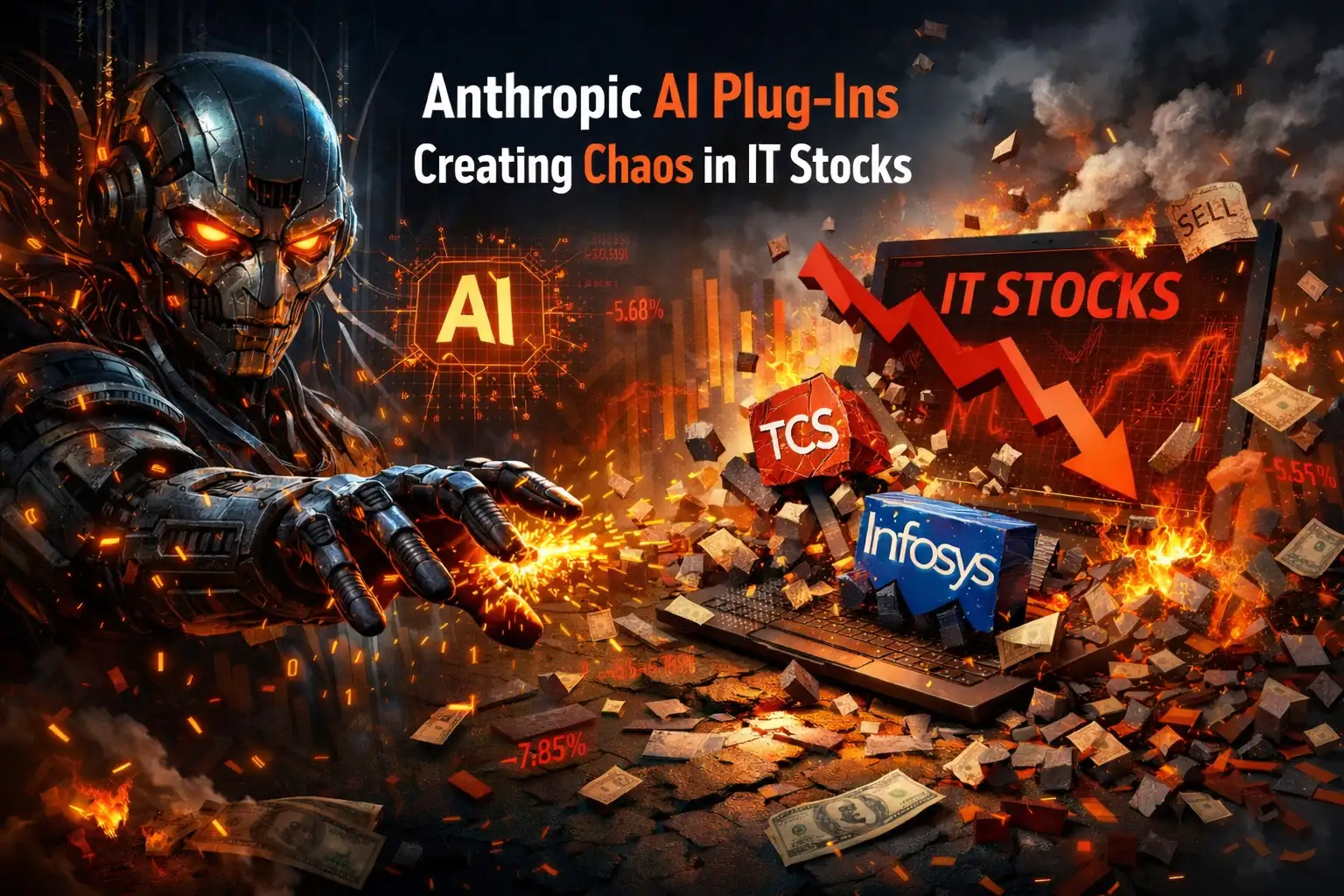 Anthropic AI plug-ins creating chaos in IT stocks. Too early for you to plug out?