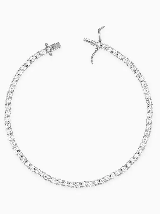 Image for GIVA-925SilverTennisWraparoundBracelet