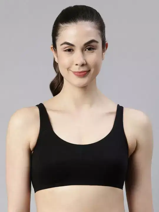 Image for Enamor-Non-PaddedWirefree%26HighCoverageLowImpactSportsBra