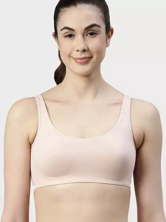 Image for Enamor-Non-PaddedWirefree%26HighCoverageLowImpactSportsBra