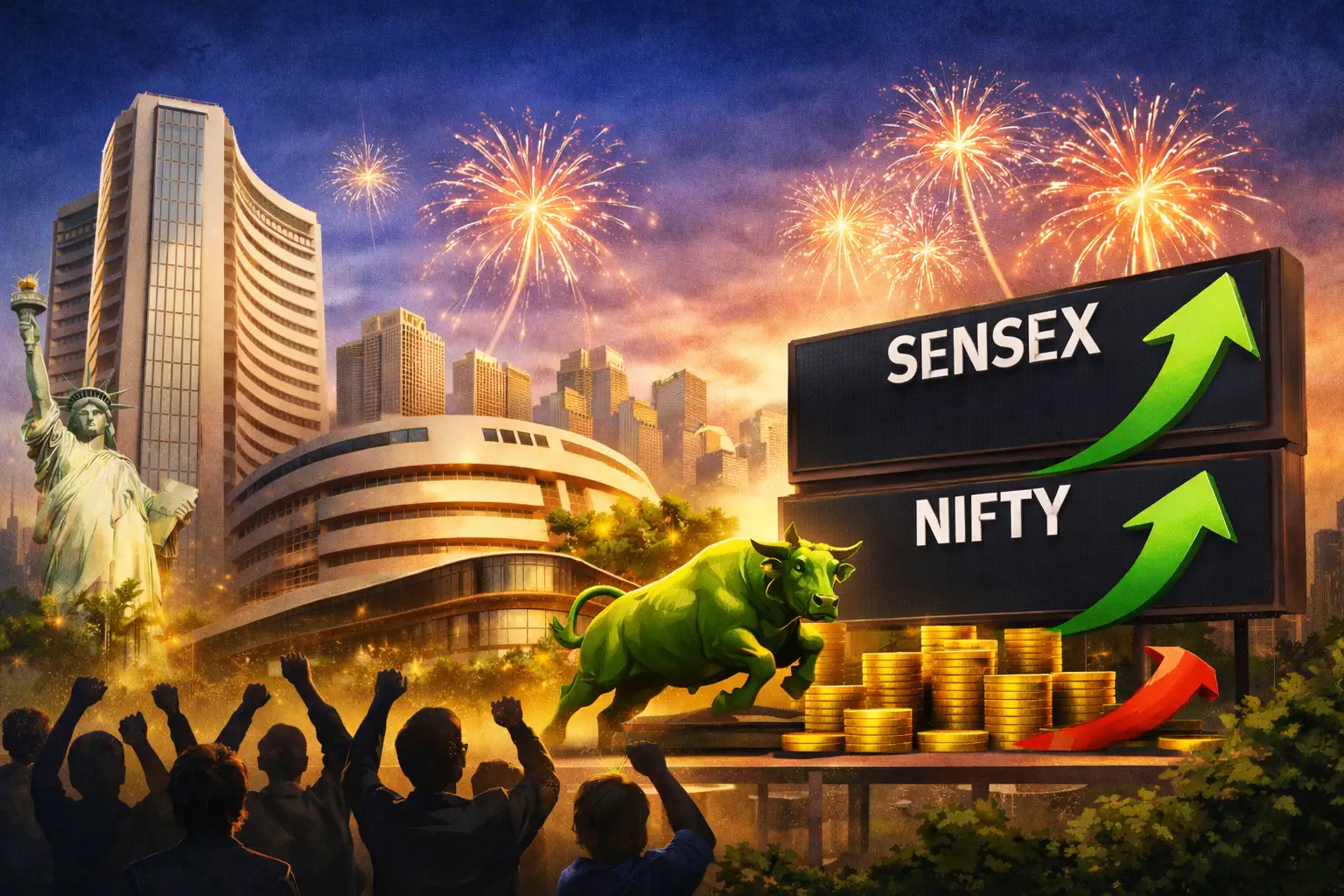 Sensex surges over 600 pts, Nifty above 25,700; US tariff ruling, 4 other factors fuel rally