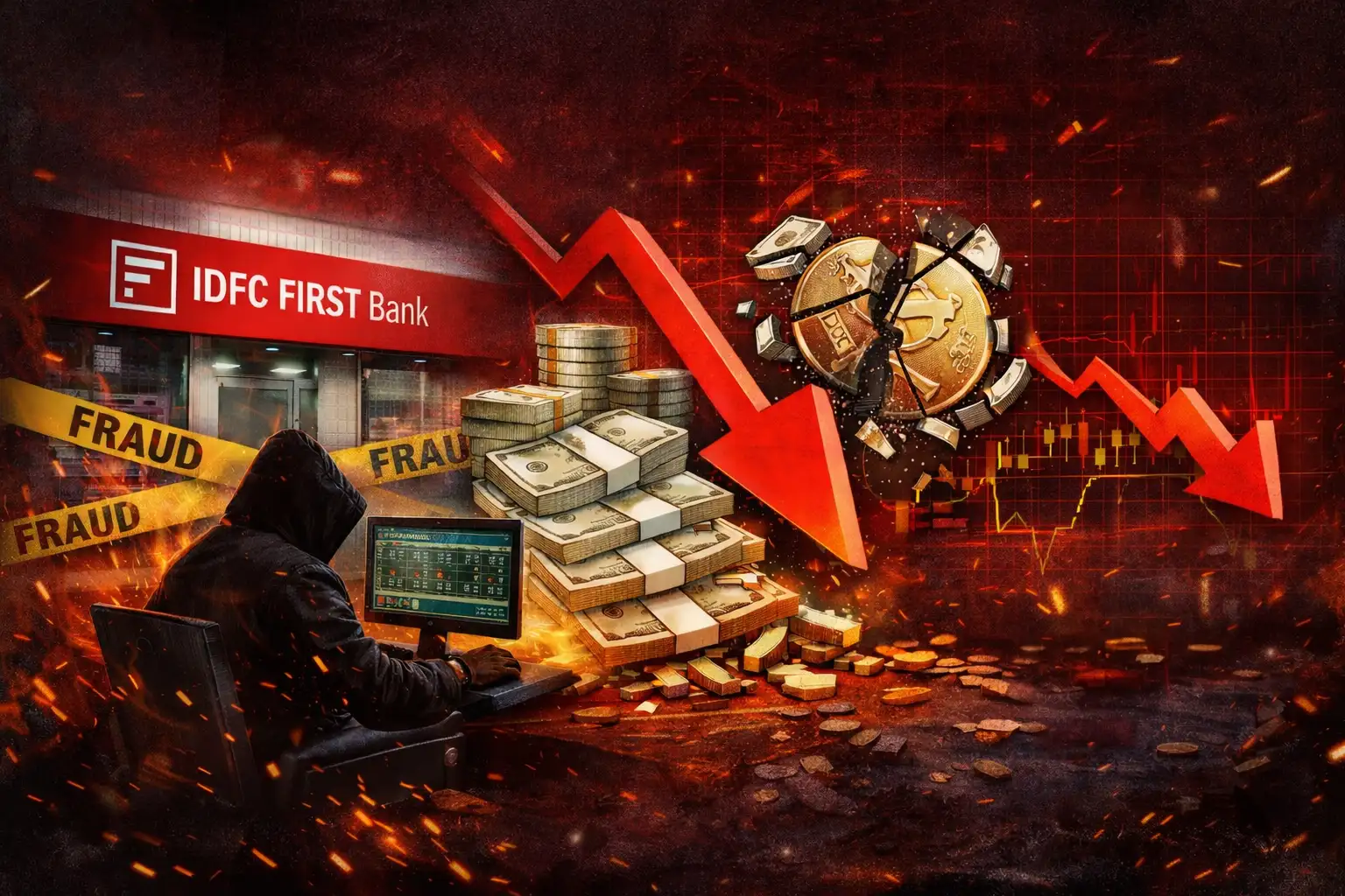 IDFC First Bank fraud: How a Rs 590 crore hit erased Rs 14,000 crore in investor wealth