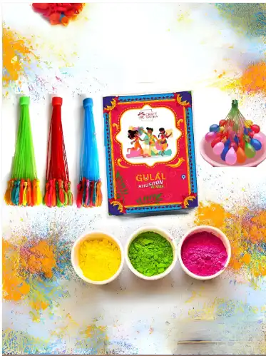 Image for CraftVatikaMulticolour111PiecesHoliGulalColour%26MagicWaterBalloons