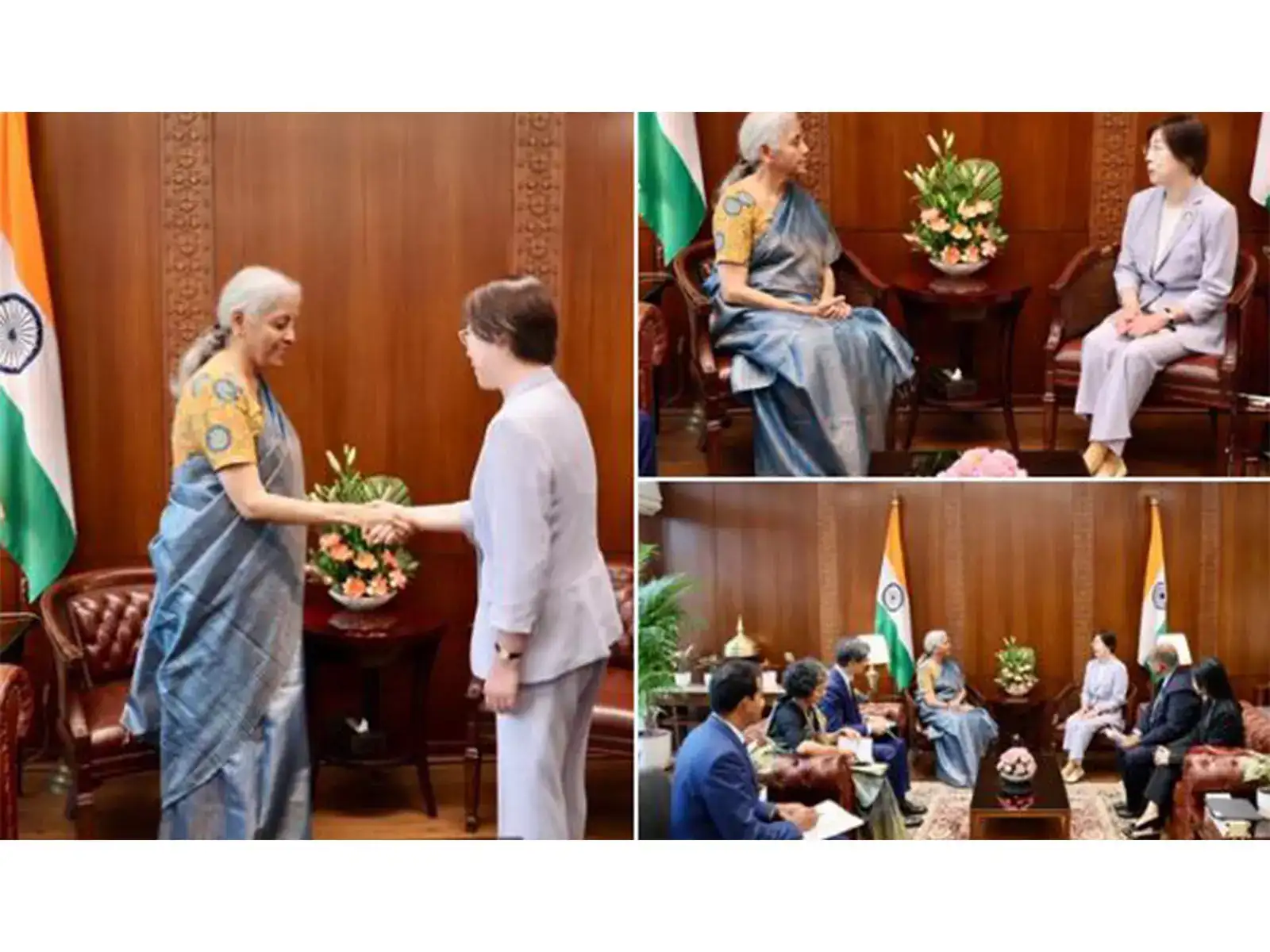 Nirmala Sitharaman meets AIIB President Zou Jiayi, calls for expanded investment in low-income countries